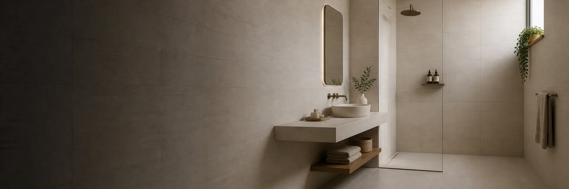 Small-format Ascoli porcelain, a closer joint rhythm